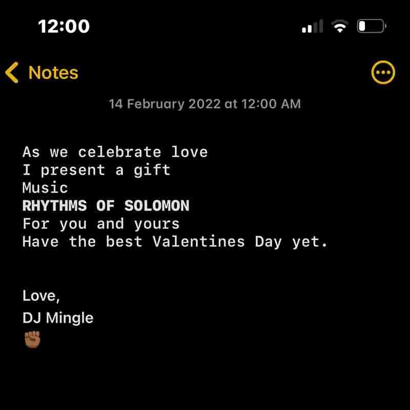 Download MP3: DJ Mingle - Valentine mixtape (Rhythms of Solomon)